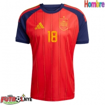 Camiseta España Martin Zubimendi #18 Primera Equipación Mundial 2026 manga corta